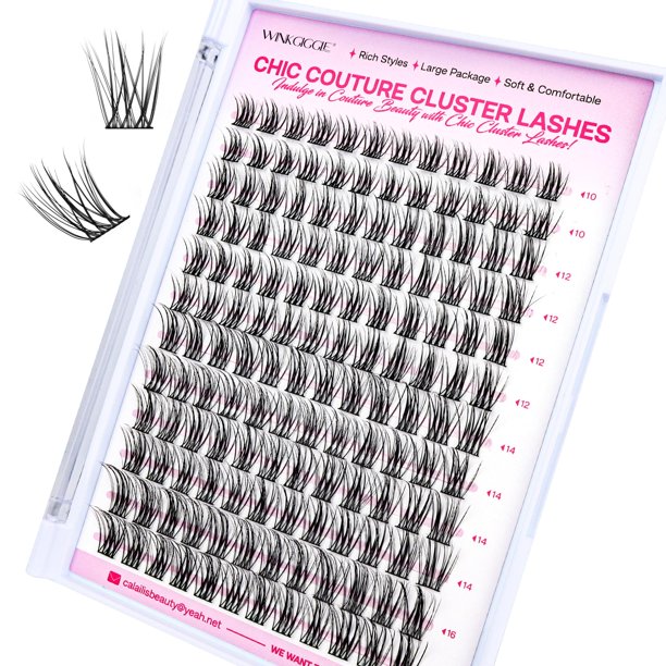 Paquete de pestañas postizas WINKGIGGLE Cluster Wispy Lash Pack CDD12MIX