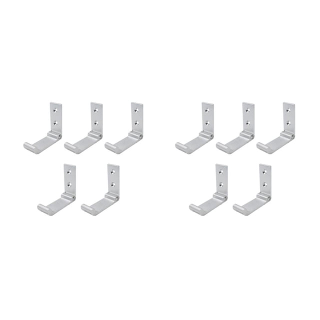 Toystoory La percha de ropa de pared plegable individual duradera de 5 piezas organiza una instalación fácil y eficiente Type2 NO2