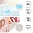 thumbnail image 3 of Yayeee Bath Rug for Bathroom Floor Non Slip Rectangle Fluffy Soft Absorbent Mat, 16"x24", Brown Christmas Cups, 3 of 7
