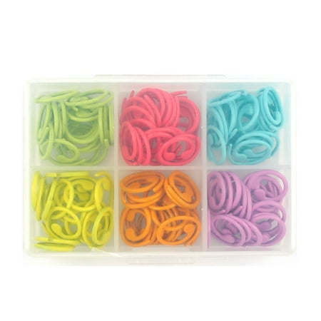 

Multi-color Stitch-Markers Flower Shape Rings Stitch-Stoppers Colorful Knitting Crochet Markers Knitting Tool for Crafts