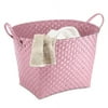 Pink Oval Laundry Basket
