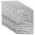 thumbnail image 4 of Raindrops  10 Sheets Letter Stickers Alphabet Sticky Letters Large Gold Number Scrapbooking Silver, 4 of 8