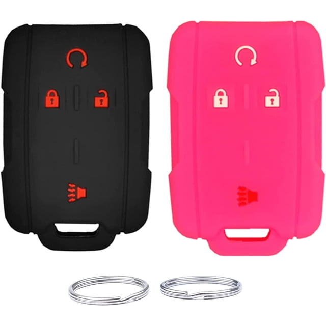 Keyless Remote Key Fob Protector Cover fit for Chevy Chevrolet Colorado Silverado Suburban Tahoe GMC Canyon
