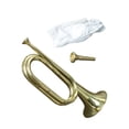 thumbnail image 4 of Trompeta, , trompeta de caballería, instrumento musical de cobre dorado, instrumento de viento metal para presentaciones de principiantes,, 4 of 8