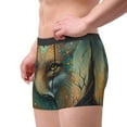 thumbnail image 2 of Pofeuu Vintage Pattern Fox Print Men’s Boxer Briefs, Moisture-Wicking Underwear, Regular,Trunk-Large, 2 of 5