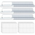 thumbnail image 1 of Pestañas de plástico insertables Pestañas para carpetas colgantes, 2", transparentes, 30 pestañas e insertos, 1 of 5