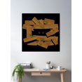 thumbnail image 2 of Mysterious Eyes In The Dark Poster Wall Art, Modern Wall Decor For Living Room Bedroom, 24x36 UNFRAMED, 2 of 3