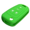thumbnail image 3 of Silicone 4 Button Flip Remote Key Case Fob Protect Cover Shell Holder For Chevrolet GM Colored All Color Red  Orange Black Key Case for Chevrolet White Green Blue Brown Yellow Grey Pink, 3 of 3