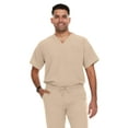 thumbnail image 4 of Hey Scrubs Set Mens Stretch V-Neck Scrub Top with 6-Pocket Scrub Joggers Pants, Elastic Waistband Scrubs for Men, 4 of 5