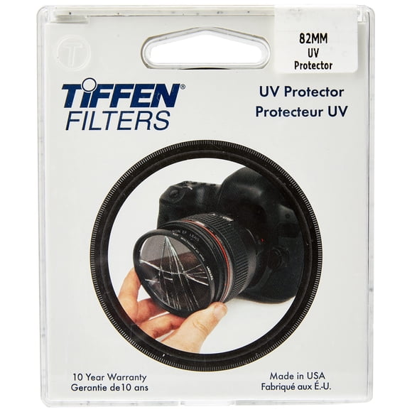 Filtro de Protección UV Tiffen 82UVP Slim 82mm para Lente de Cámara