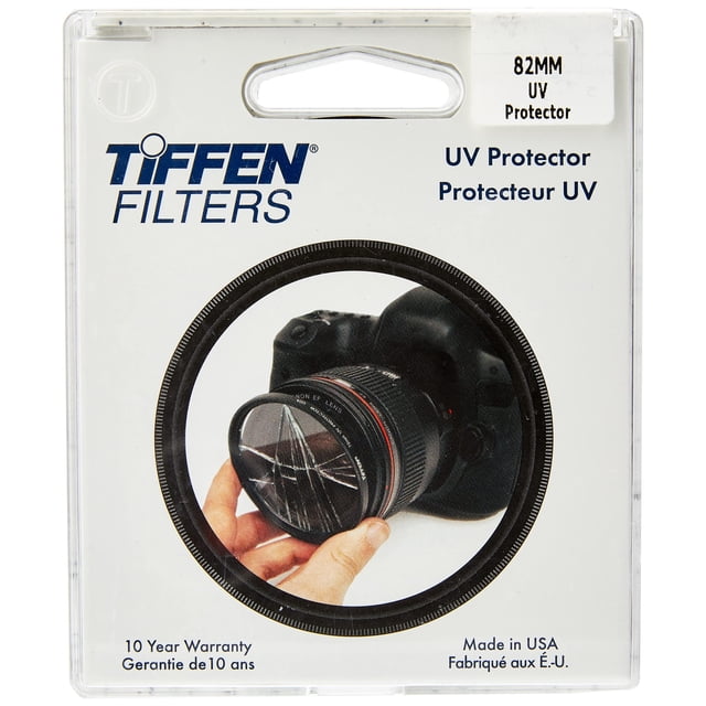 Filtro de Protección UV Tiffen 82UVP Slim 82mm para Lente de Cámara