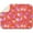 Red Daisy Floral, variant on Daisy Flower Pattern Dish Drying Pad for Kitchen Sink Microfiber Mat Foldable Absorbent Drainer Rack Spring Summer 16x18 Inch