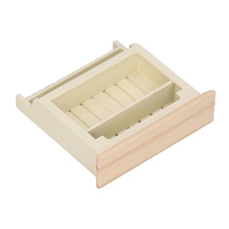 1/12 Scale Miniature Dining Table & 2 Chairs - Dollhouse Kitchen Furniture In Burlywood