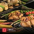 thumbnail image 3 of Nexgrill 4-Burner Propane Gas Grill with Side Burner, 52,000BTUs, 562 SQ. In. Cooking Space, BBQ Grill with Stainless Steel Lid & Control Panel for Outdoor Cooking, Patios, and More - 720-0925PA, 3 of 7