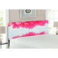 thumbnail image 2 of Nature Headboard, Bougainvillea Flowers Petals Projecting to the Water Exotic Feminine Print, Upholstered Decorative Metal Bed Headboard with Memory Foam, Full Size, Hot Pink, by Ambesonne, 2 of 4
