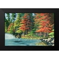 thumbnail image 2 of Beauchamp, Andy 18x13 Black Modern Framed Museum Art Print Titled - Running River II, 2 of 5