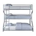 thumbnail image 3 of ACME Caius II Triple Bunk Bed - T/F/Q in Silver, 3 of 4