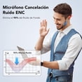 thumbnail image 4 of Auriculares Inalámbricos Bluetooth JM 5.3 4 Mic con Reducción de Ruido ENC 50H Graves IPX7, 4 of 6