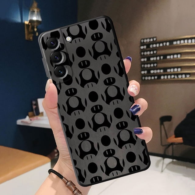 Funda de teléfono Super Mario b-bros para Samsung Galaxy S8, S22 Ultra, 5G, S21 Plus, S20 FE, S21, S7, S10, S9, S10e qiuyongmign unisex
