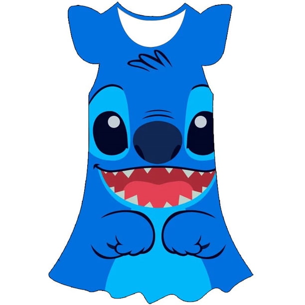 Disfraz de Stitch para niños y niñas de 1, 3, 7, 9 y 10 años, ropa de Cosplay, vestido de fiesta, vestidos de princesa para niñas, vestido de cumpleaños Up8T Gao Jinjia LED