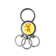 thumbnail image 1 of El budismo religión sánscrito Bhai patron Llavero de metal de acero inoxidable Llavero Anillo de cadena Llavero, 1 of 3