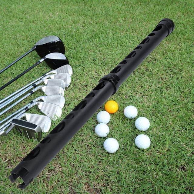 Recuperador de pelotas de golf portátil de gran capacidad con tubo superior, dispositivo para práctica en campo de prácticas.