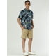 thumbnail image 4 of CamiHawaiaDe PlaEstampado Floral Con Botones ManCorCamiDe Verano PaHombres Azul Coco 56, 4 of 6