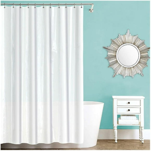 Rideau de Douche EVA 10 Gauge / Doublure - Blanc, 70 Pouces x 72 Pouces