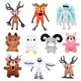 thumbnail image 2 of 1pcs 15'' Standing Deer Plush Toy - Plushie Doll Standing Deer Plush Stuffed Animal Cushion Pillow Toy, Sofa Chair Home Decor (Pink), 2 of 6