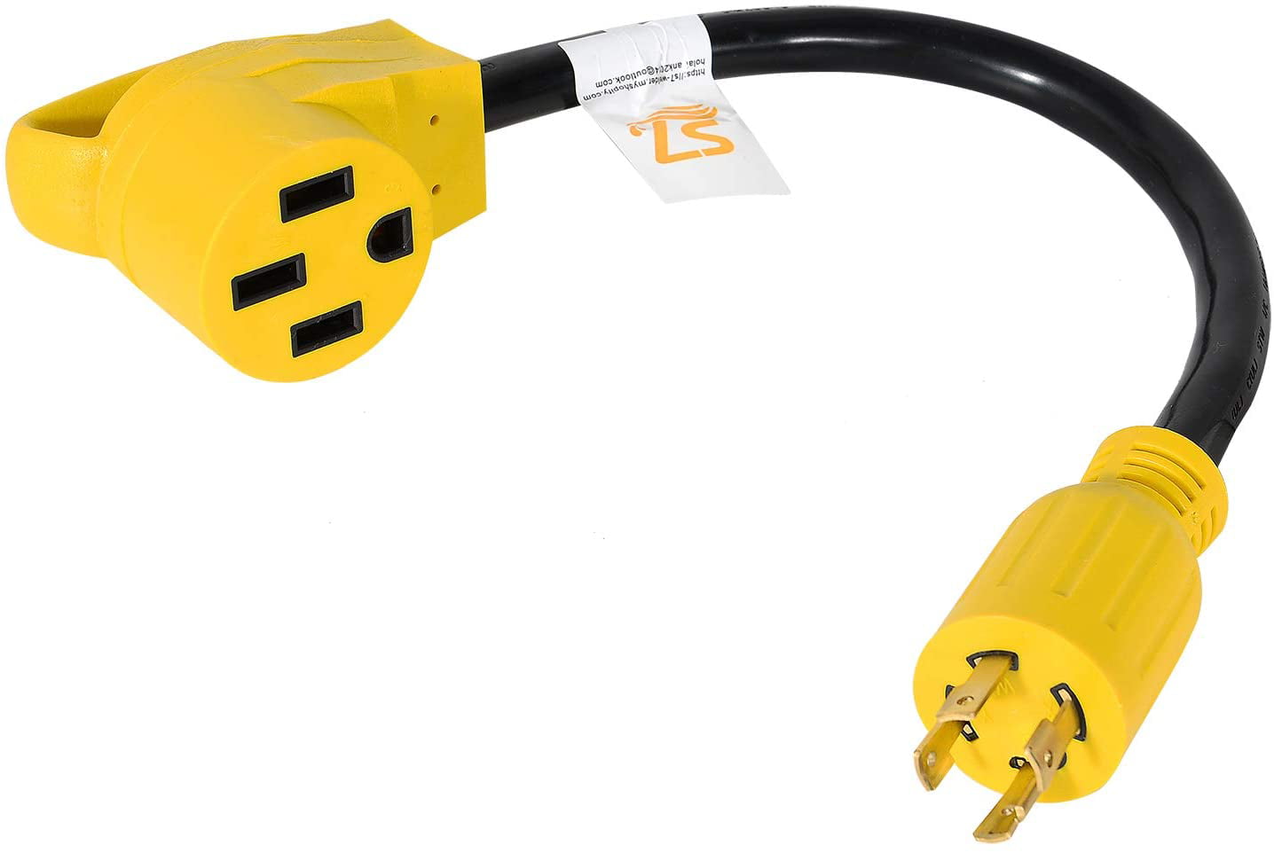 125-250V 50 amp RV Conversion Plug Adapter for Generator Three Holes Socket 