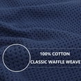 thumbnail image 7 of Smiry 100% Cotton Waffle Weave Kitchen Dish Cloths, Ultra Soft Absorbent Quick Drying Dish Towels, 12x12 Inches, 6-Pack, Navy Blue, 7 of 7