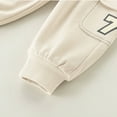 thumbnail image 4 of WOLLED Kids Boys Girls Fleece Jogger Sweat Pants Toddler Winter Warm with Pocket Casual Trousers for 1-7 Years, 4 of 9