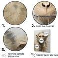 thumbnail image 3 of Designart "Silhouetted Minimalism: Monkey" Animals Monkey Floater Framed Canvas Prints, 3 of 5
