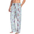 thumbnail image 2 of Daiia Poodle Dog Men's Sleep Pant with Pockets and Drawstring,Pajama Pants-XX-Large, 2 of 9