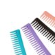 thumbnail image 1 of Peine de dientes anchos de color caramelo para hombre, peine con forma de cabeza de aceite, peine con textura, peine con placa divisoria para cabello, peine de dientes anchos, 1 of 3