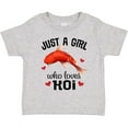 thumbnail image 3 of Inktastic Just a Girl Who Loves Koi Fish Girls Toddler T-Shirt, 3 of 5