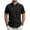 Black tops for men #1, variant on Men Short Sleeve Crewneck Athletic T‑Shirt Quick Dry Breathable Jersey Material Solid Color Base Layer Regular Cut For Running Training And Everyday Casual Outfits Khaki,S