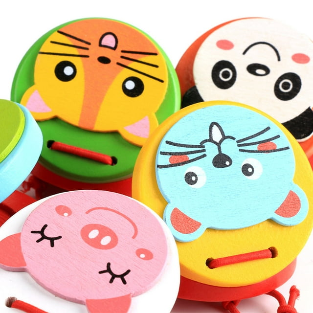 Finger Castanet, Pretty Design Easy Playing Castanet for Children Animal Design