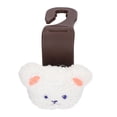 thumbnail image 2 of Gancho para respaldo de asiento o reposacabezas de coche, decoración portátil de oso de peluche, gancho para asiento de coche, babero para biberón, suministros para bebé, oso blanco, 2 of 9