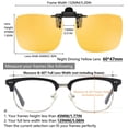 thumbnail image 3 of Gafas de sol con clip CAXMAN JESSIEDANTON HD Night Driving, 3 of 6