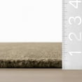 thumbnail image 2 of Rugs USA x Nate Berkus Hollis Solid Wool Cozy Area Rug, 8' 6" x 11' 6", Hollis Ash Brown, 2 of 7