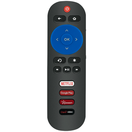 RC280 Replace Remote Control fit for TCL TV with NETFLIX GOOGLE PLAY ESTRELLATV