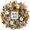 A, variant on Wood Beads Wreath Color B Fall Harvest Decor