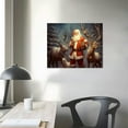 thumbnail image 3 of Nawypu  Santa Claus Holiday Retro Poster Canvas Wall Art Print Room Wall Decor Bedroom Aesthetic Living Room Decor Christmas Gift, 3 of 4