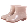thumbnail image 4 of NOKIO Waterproof Short Rubber Rain Boots For Women Short Rain Boots For Womens Ankle Waterproof Rainboot Slip On Garden Boot Ladies Rubber Outside Work With Comfort Women'S Rain Booties, 4 of 7