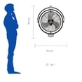thumbnail image 2 of Narvik, 2 Ventiladores Industriales de Techo y Pared de 20 pulgadas con Control Remoto, 2 of 12