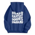 thumbnail image 5 of WEAIXIMIUNG Robes Sweat-Shirt pour Femmes 2025 Hoodie Décontracté à Col Rond avec Poche Imprimé Lettres Anglaises, 5 of 5