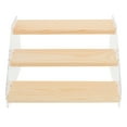 thumbnail image 1 of Miangastore Wood Risers Storage Rack Beige Acrylic 1Pack 11.8X6.3X4.5In, 1 of 9