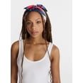 thumbnail image 6 of No Boundaries Women's Americana Print Square Scarf, 6 of 6