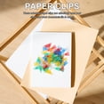 thumbnail image 4 of 100 Uds Clip de papel pequeño Clips bonitos Clips para documentos Clips de papel Clips de plástico Mini Clips Clips para notas, 4 of 5